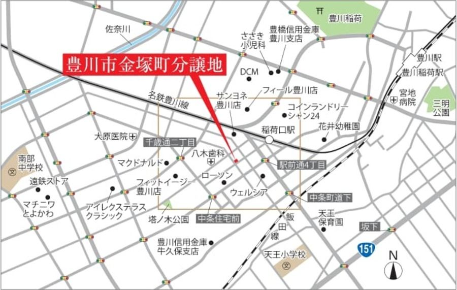 豊川市金塚町分譲地