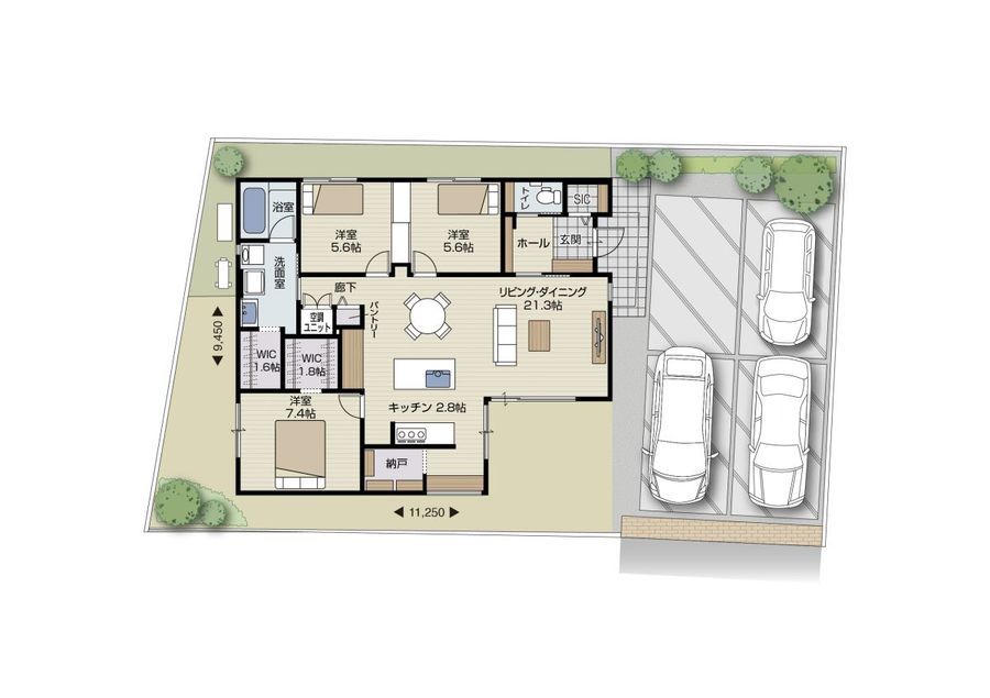 パークナードテラス可児市下恵土