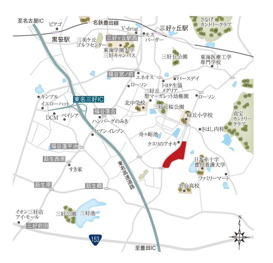 【パナソニック ホームズ】クリザンテームヒルズ三好丘緑(建築条件付)