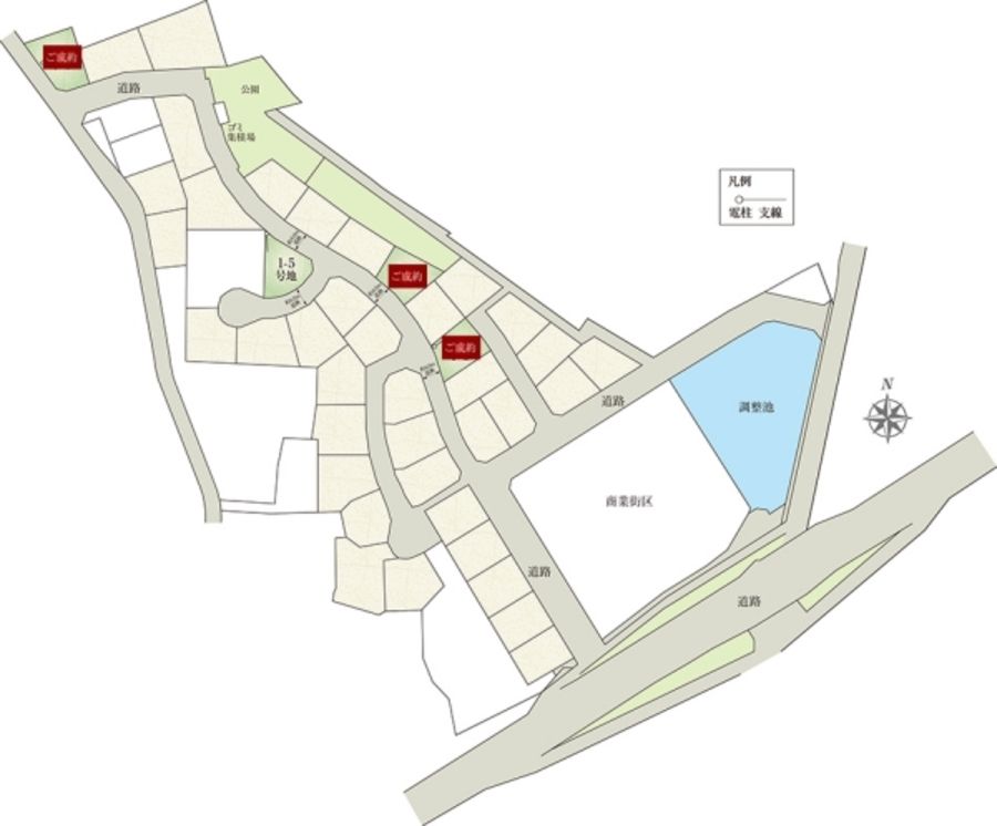 ブリックタウン岩井の丘 (建築条件付宅地分譲)