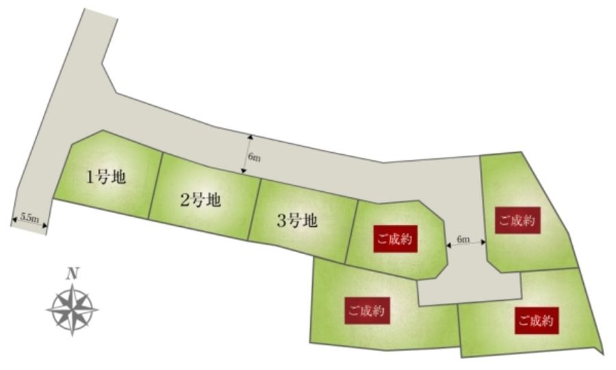 セキュレア中一の沢町III (建築条件付宅地分譲)