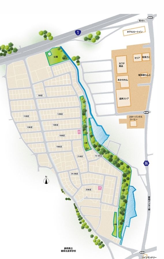 ブリックタウン見付美登里 (建築条件付宅地分譲)