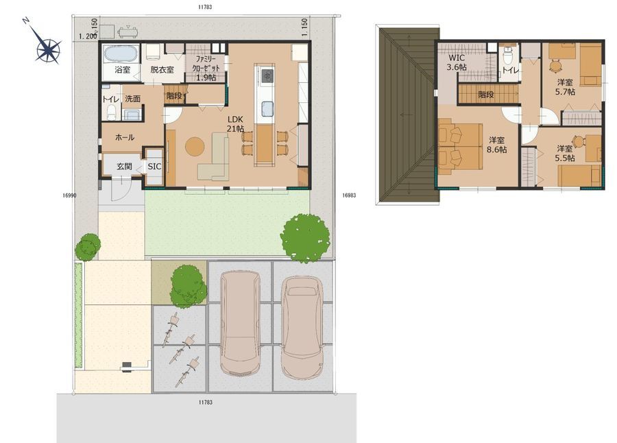 パークナードテラス 香芝市真美ケ丘(建築条件付)