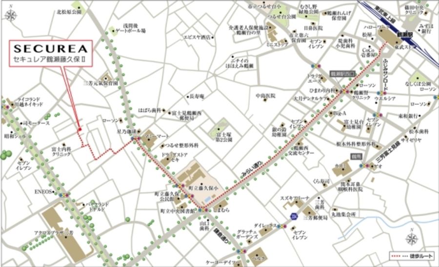 セキュレア鶴瀬藤久保II (建築条件付宅地分譲)