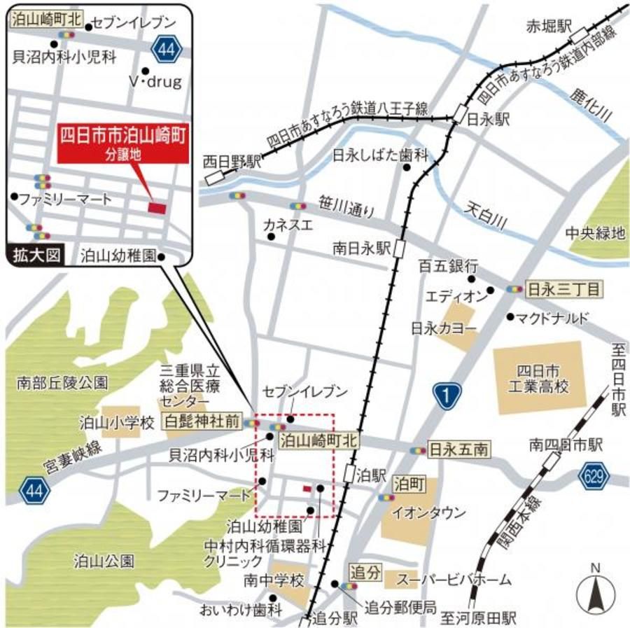 四日市市泊山崎町
