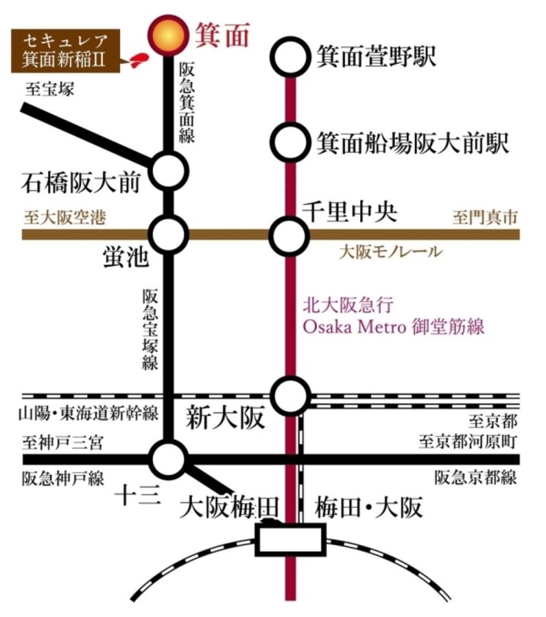 セキュレア箕面新稲II 2号地・3号地・4号地(分譲住宅)