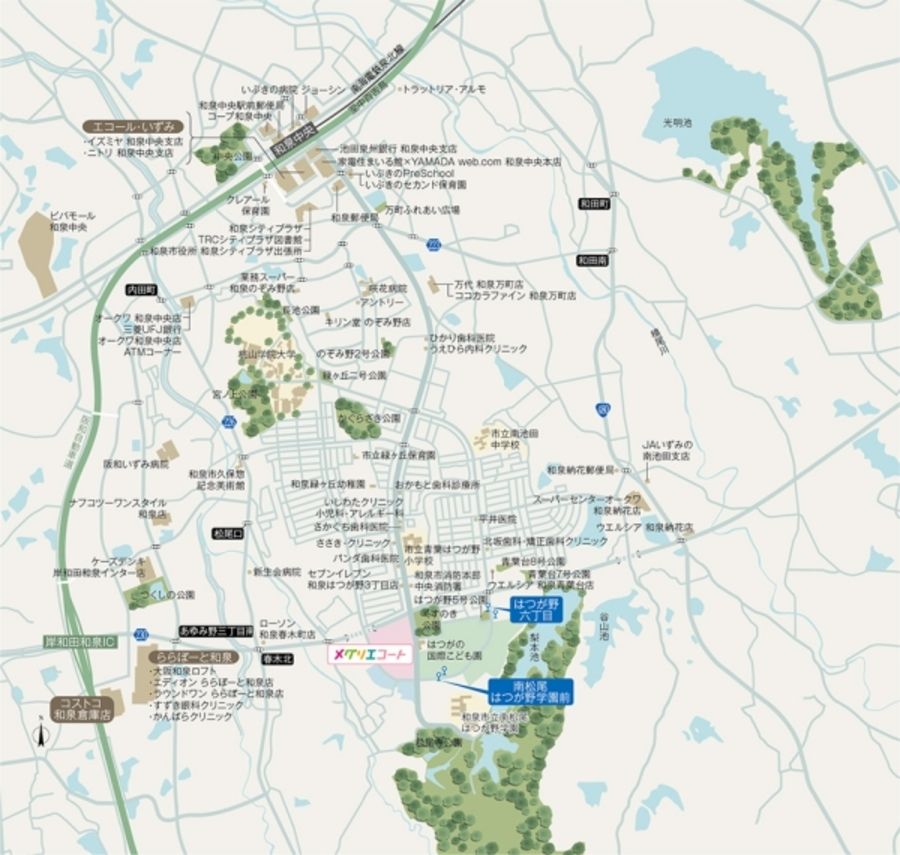 トリヴェール和泉はつが野　メグリエコート (本店住宅事業部)(分譲住宅)