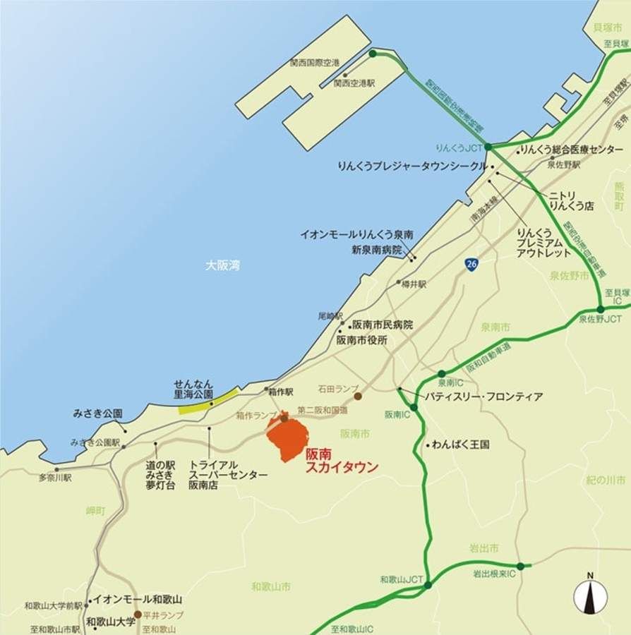 阪南スカイタウンみそらの丘　宅地