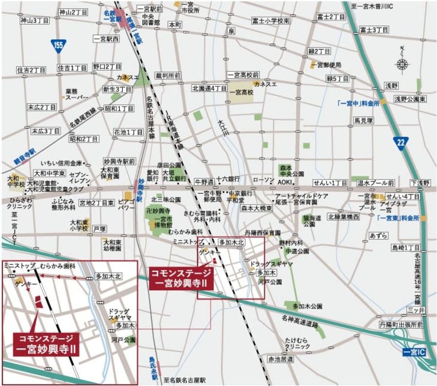 コモンステージ一宮妙興寺Ⅱ
