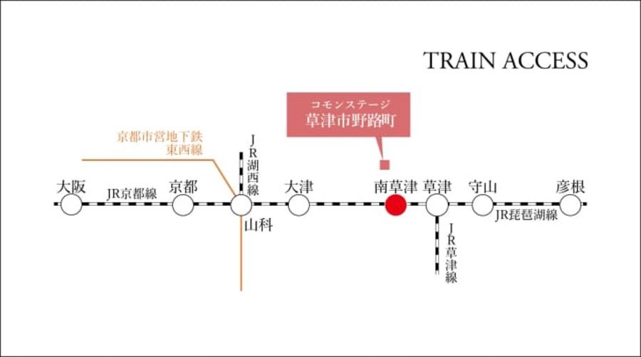 コモンステージ草津市野路町