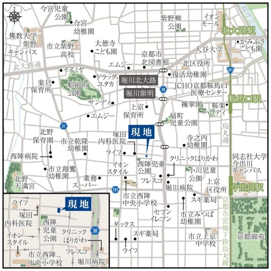 上京区西北小路町