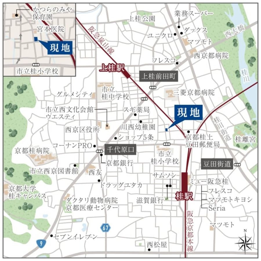 西京区桂艮町