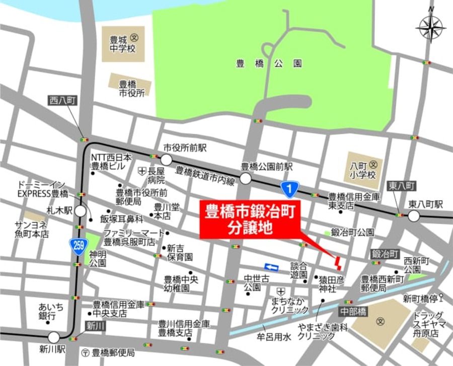豊橋市鍛冶町分譲地