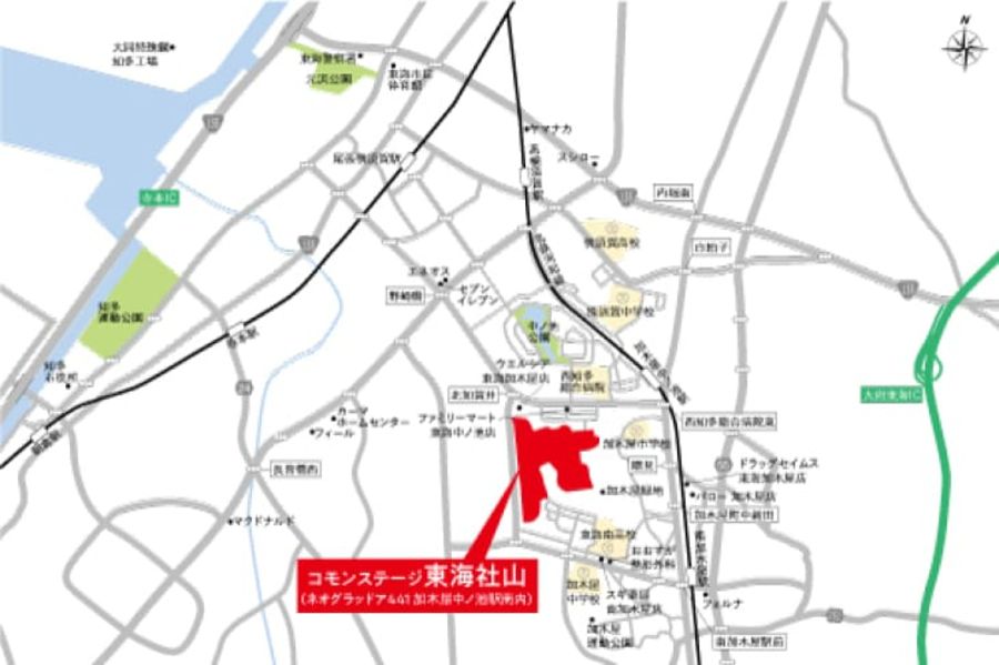 コモンステージ東海社山