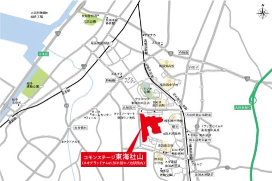 コモンステージ東海社山