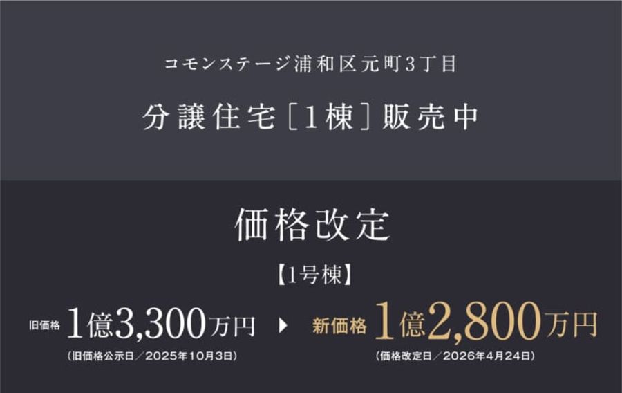コモンステージ浦和区元町3丁目(分譲住宅)