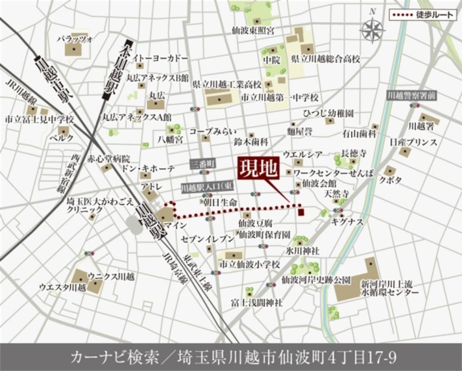 まちなかジーヴォ川越仙波町 (分譲住宅)