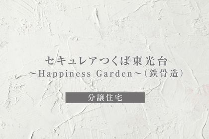 セキュレアつくば東光台　～Happiness Garden～（鉄骨造）(分譲住宅)