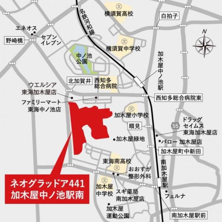 ネオグラッドア441加木屋中ノ池駅南