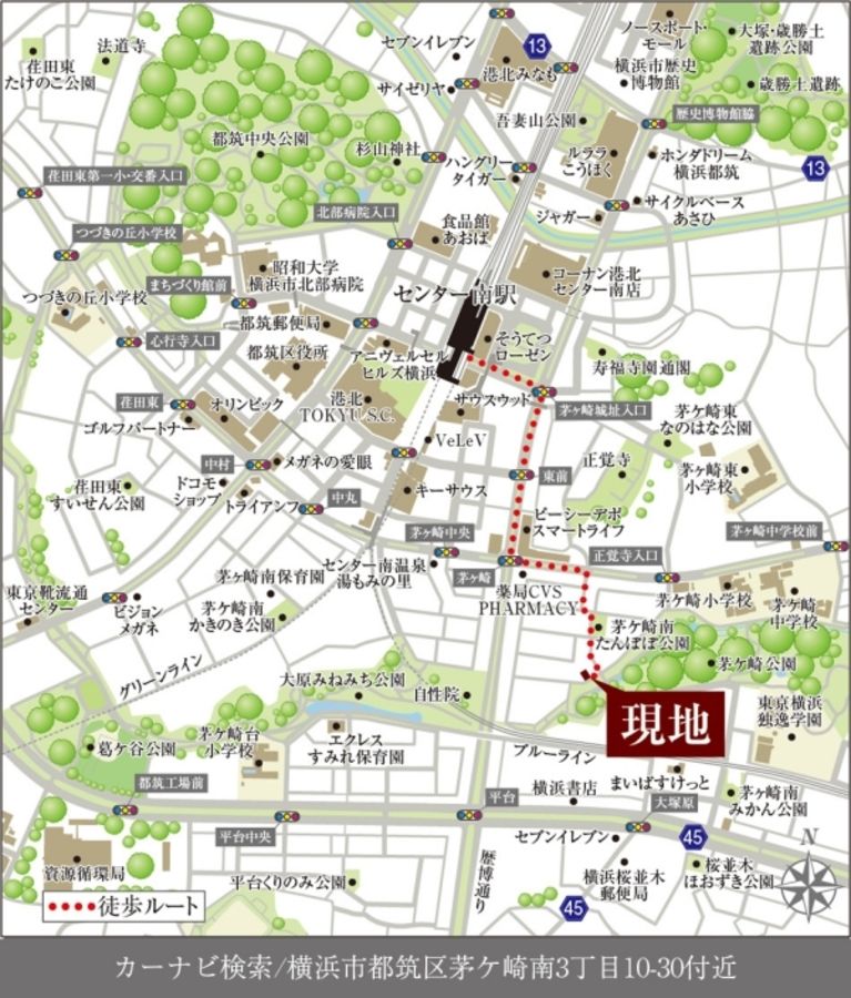 セキュレア横濱センター南IV (分譲宅地)