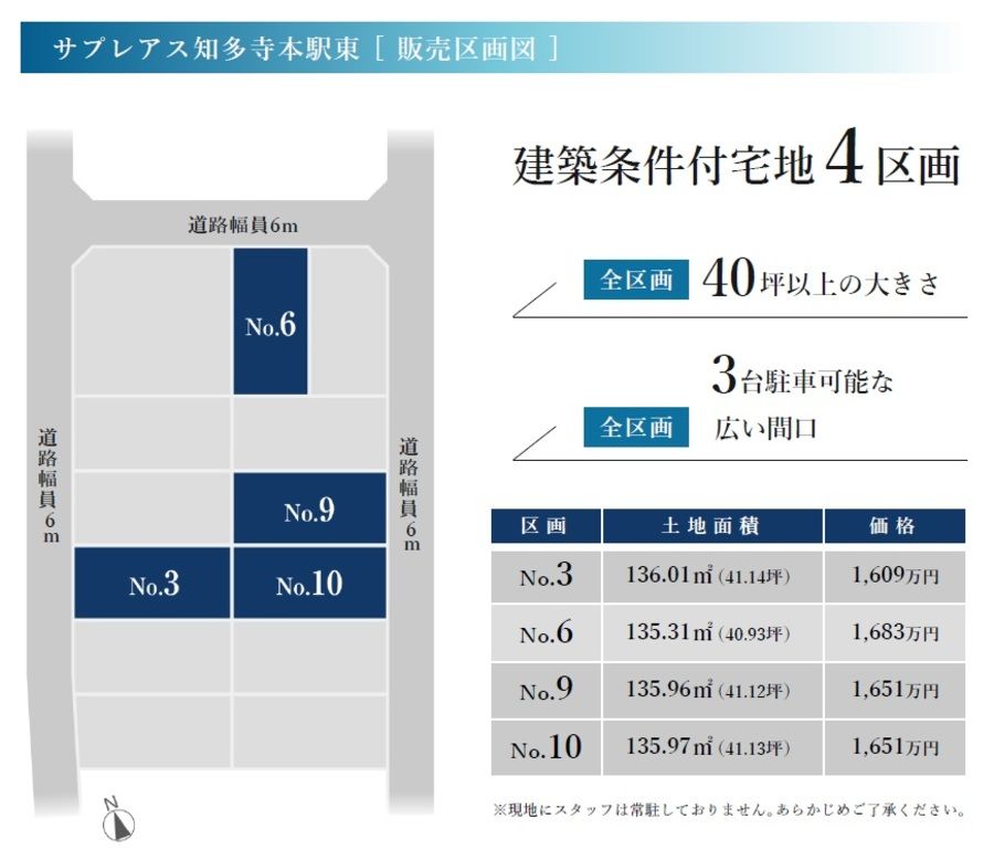 サプレアス知多 寺本駅東(建築条件付)