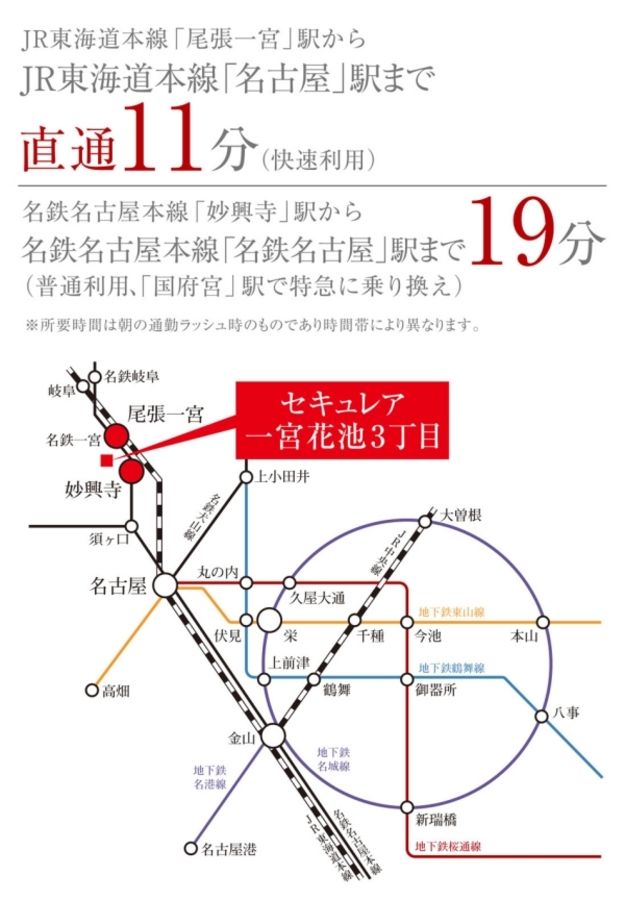 セキュレア一宮花池3丁目 (建築条件付宅地分譲)