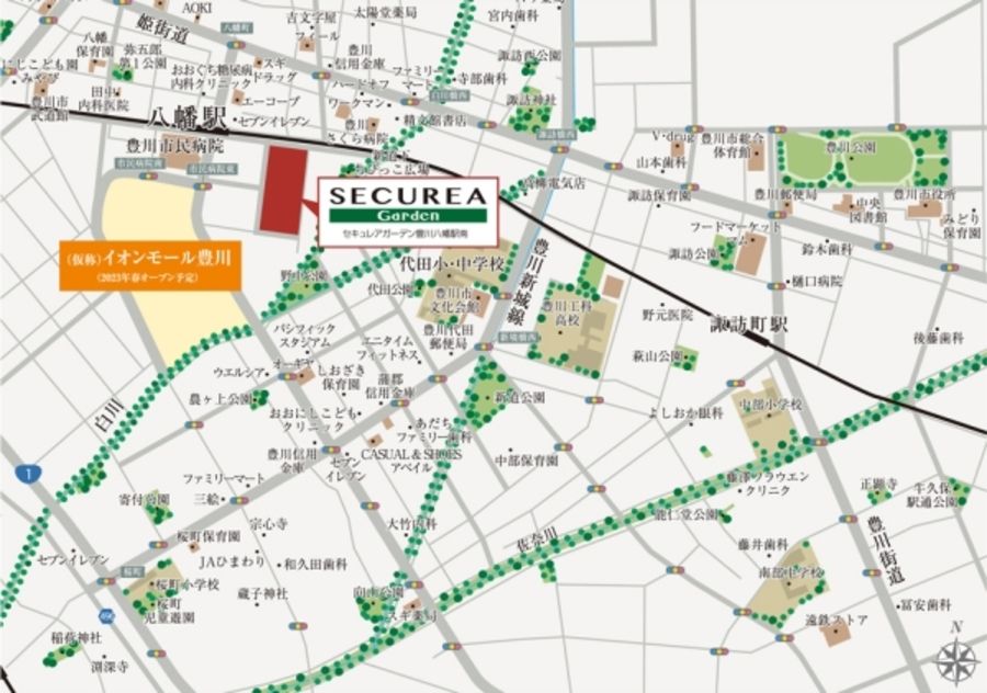 セキュレアガーデン豊川八幡駅南 (分譲住宅)